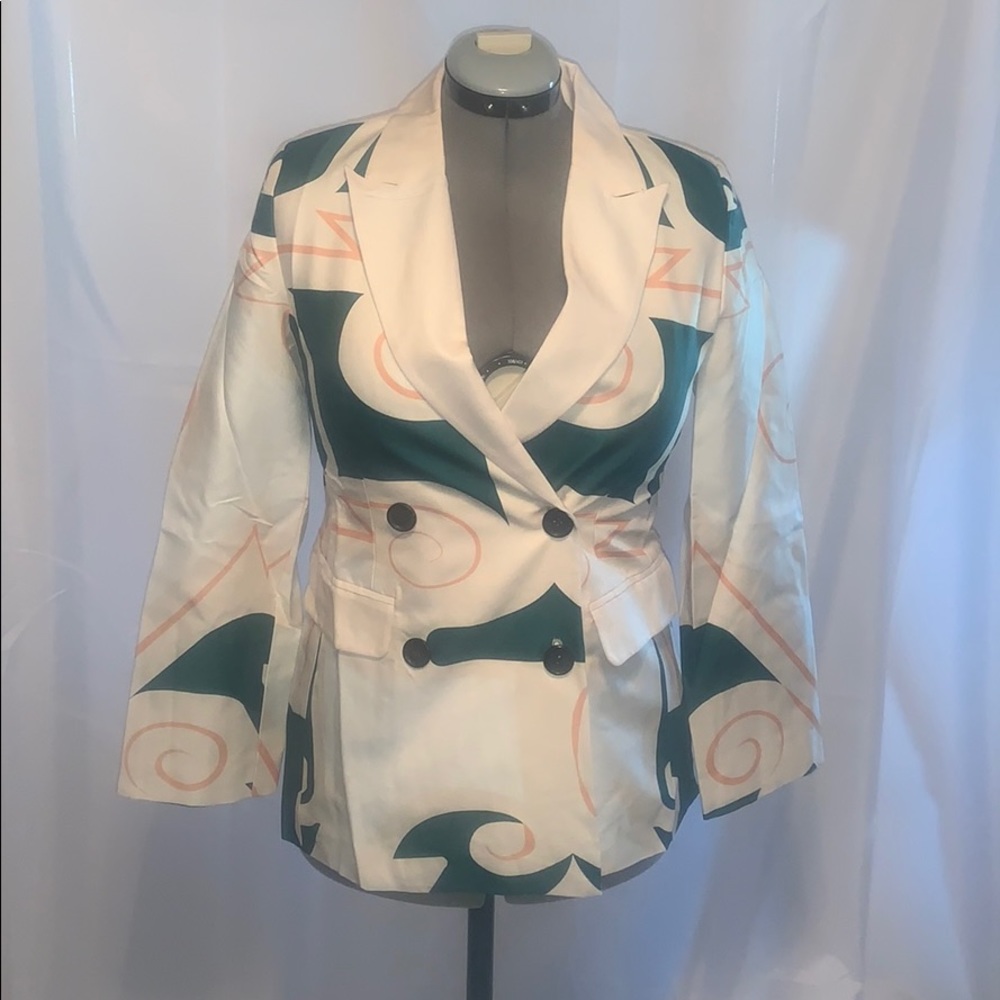 Double breasted suit jacket